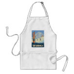 Spend the Day Skiing Vintage Adult Apron
