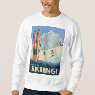 Spend the Day Skiing Vintage Sweatshirt