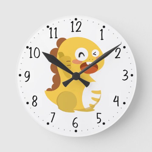 Spend time with Dino Round Clock