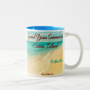 Spend Your Summer at Catica Island Coffee Mug