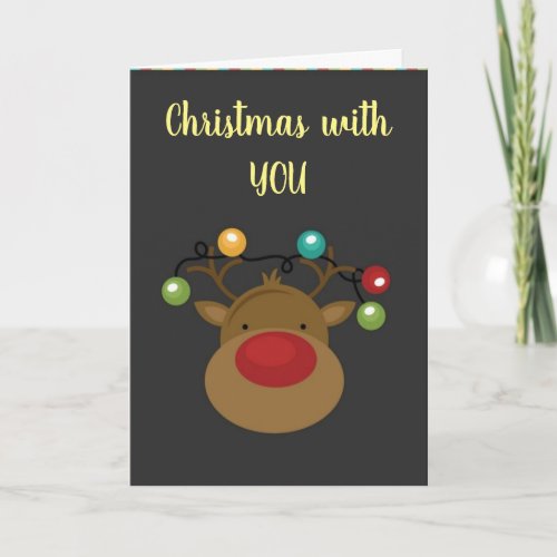 SPENDING CHRISTMAS WITH YOU MAKE ME MERRY HOLIDAY CARD