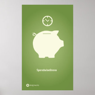 Spendwiseliness Poster 18" x 30"