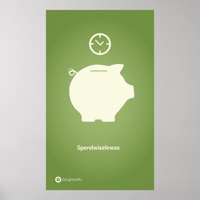 Spendwiseliness Poster 18" x 30" (Front)