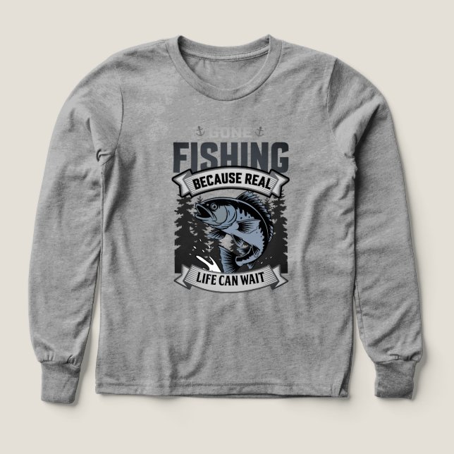 Spent Fishing – Equals a Day’s Happiness Tri-Blend Shirts (Design Front)