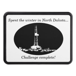 Spent the winter in ND…Challenge complete! Tow Hitch Cover