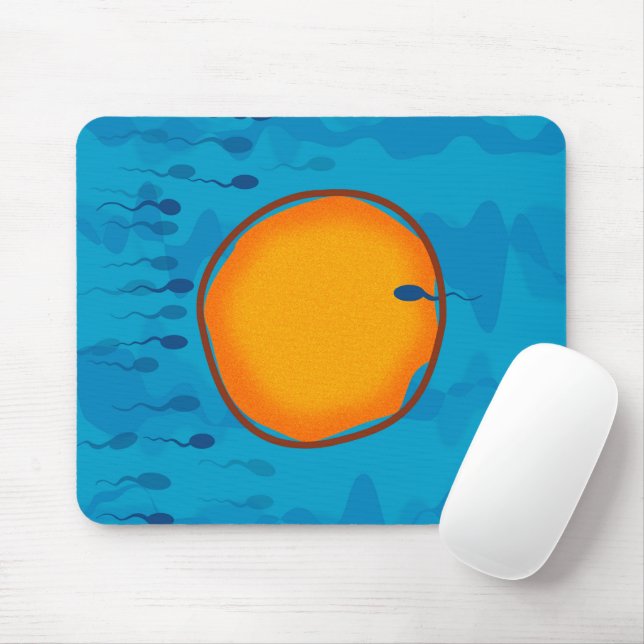 Sperm and Egg Medical Science Mouse Pad (With Mouse)