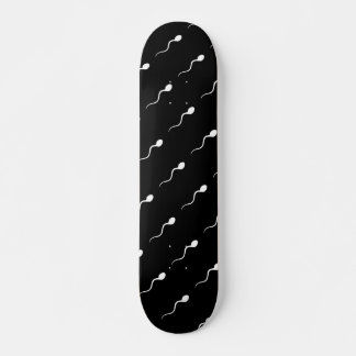 Sperm on wheels! skateboard deck