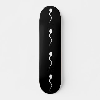 Sperm on wheels! skateboard deck