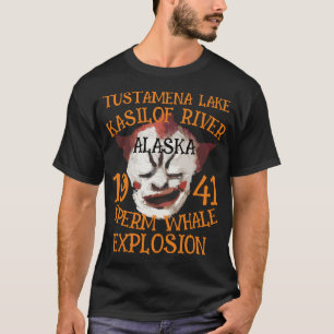 Sperm Whale Explosion TUSTAMENA LAKE ALASKA 2047 T-Shirt