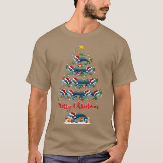 Sperm Whale Lover Matching Santa Sperm Whale Chris T-Shirt