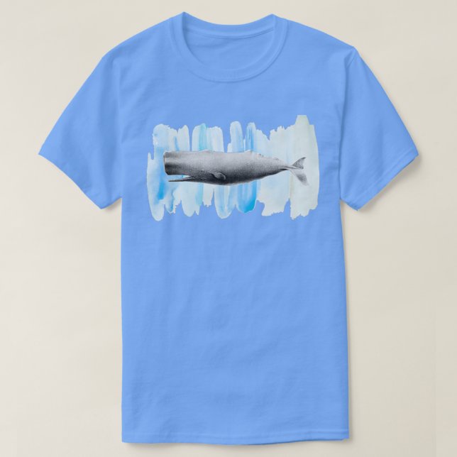 Sperm whale Physeter macrocephalus T-Shirt (Design Front)