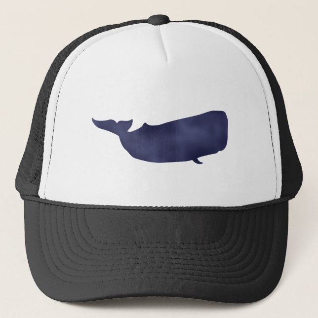 sperm whale trucker hat (Front)