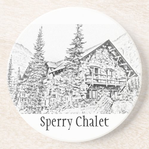Sperry Chalet Commemorative Coaster