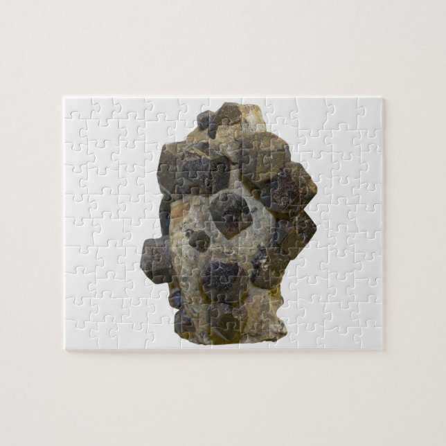 Spessartite in Matrix Jigsaw Puzzle (Horizontal)
