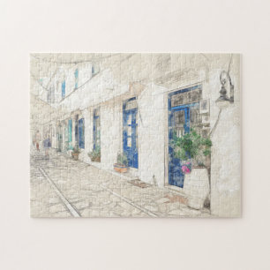 Spetses Greece Jigsaw Puzzle – Traditional Greek