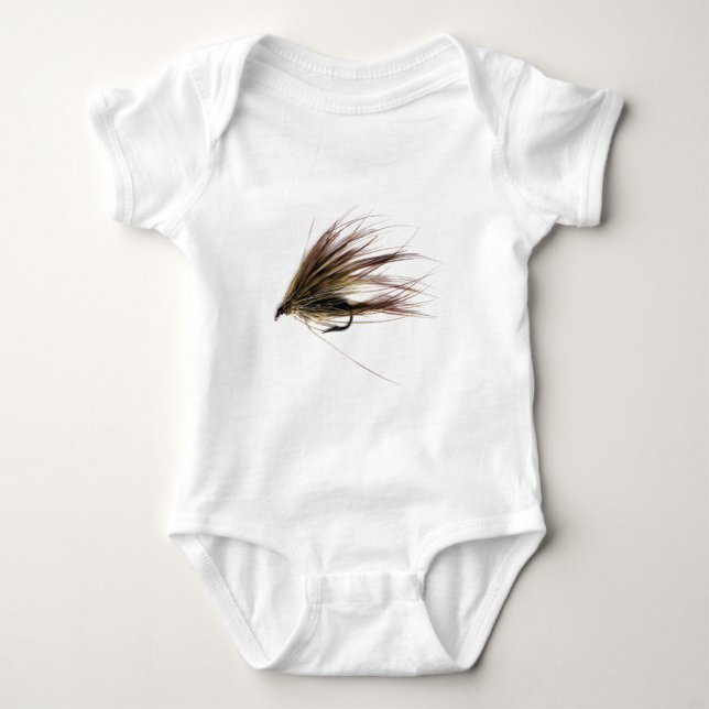 Spey Fly Baby Bodysuit (Front)
