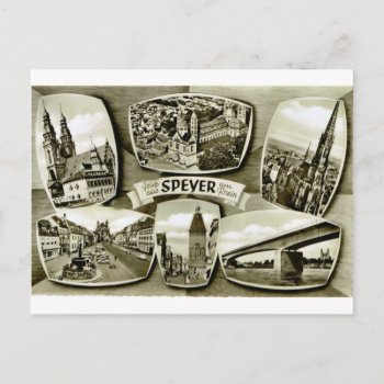 Speyer  Germany; Early Multiview Postcard by windsorprints at Zazzle