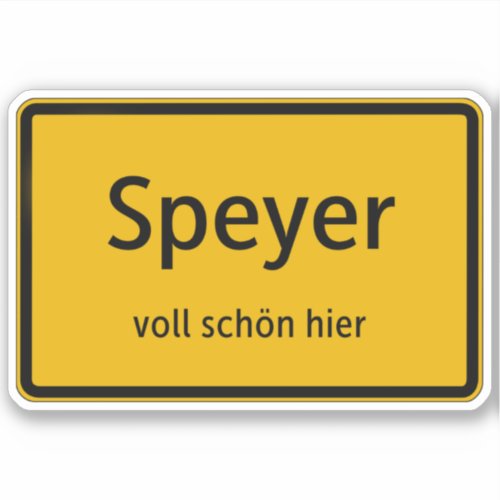 Speyer Sticker Sticker Autosticker