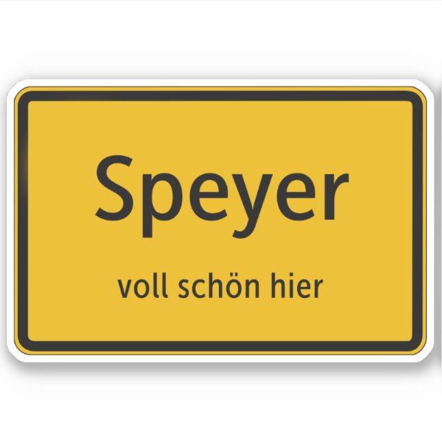 Speyer Sticker Sticker Autosticker (Front)
