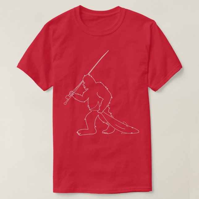Speysquatch Fly Fishing Sasquatch T-Shirt (Design Front)