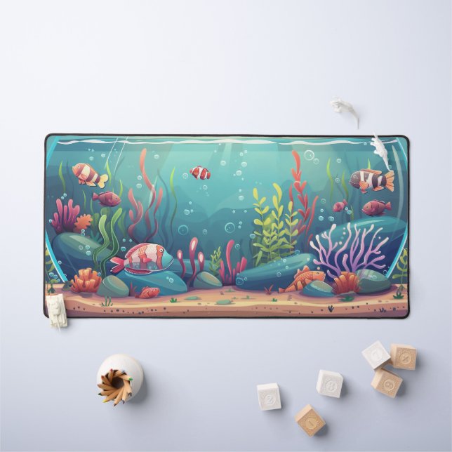 Sphere Aquarium Desk Mat (Kids Table)