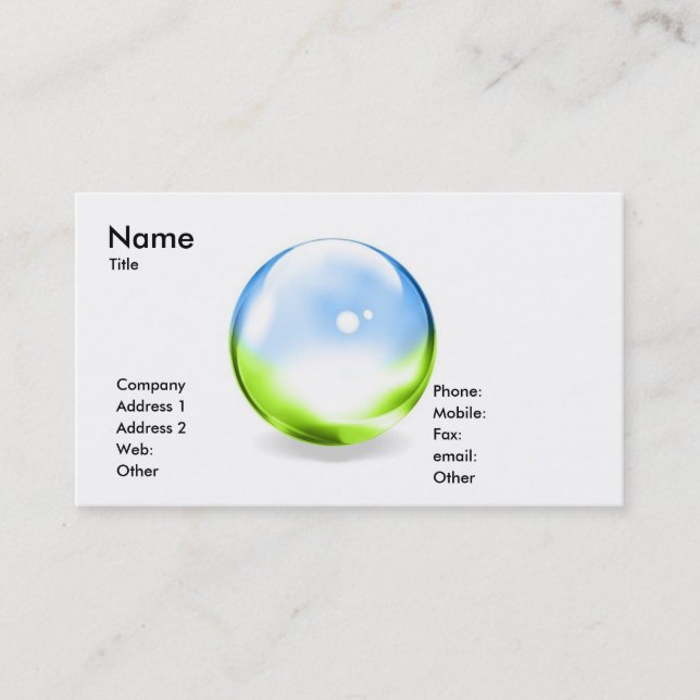 Sphere Business Card (Front)