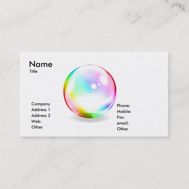 Sphere Business Card (Front)