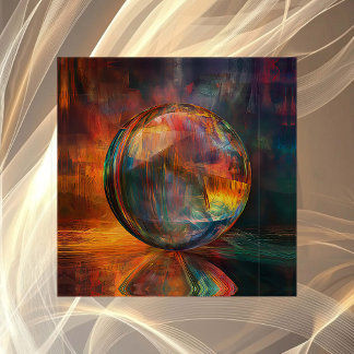 Sphere Illustration Paperweight