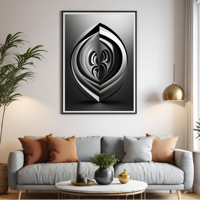 Sphere of Contrasts Canvas Print (Creator Uploaded)