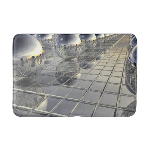 Spheres and Mirrors Bath Mat