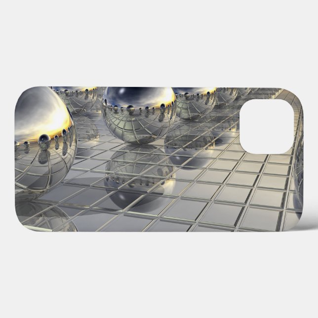 Spheres and Mirrors Case-Mate iPhone Case (Back (Horizontal))