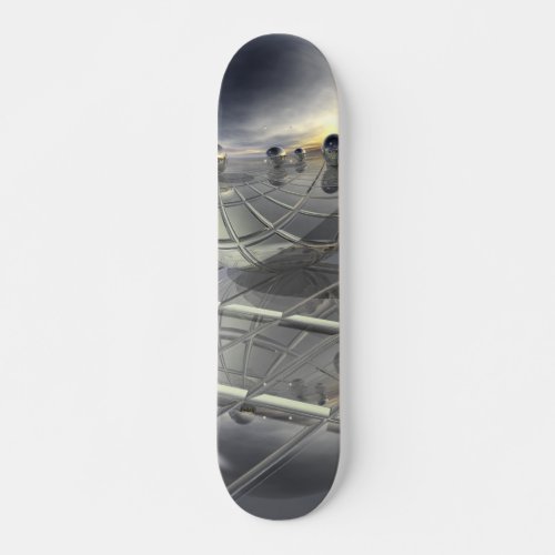 Spheres and Mirrors Skateboard