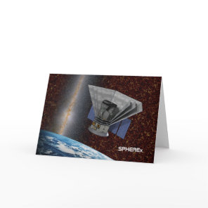 SPHEREx Galaxy Hunter Spacecraft Card