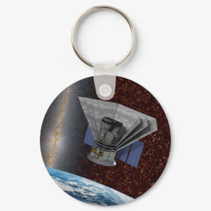 SPHEREx Galaxy Hunter Spacecraft Keychain