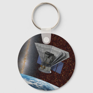 SPHEREx Galaxy Hunter Spacecraft Keychain