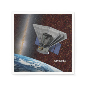 SPHEREx Galaxy Hunter Spacecraft Napkins