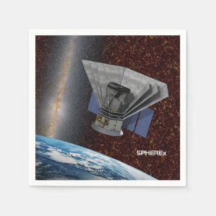 SPHEREx Galaxy Hunter Spacecraft Napkins