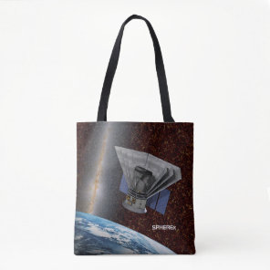 SPHEREx Galaxy Hunter Spacecraft Tote Bag