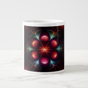 Spherical Spores In A Wild Fantasy Scene Giant Coffee Mug