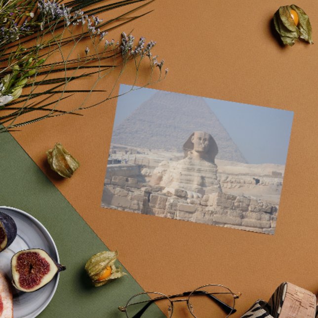 Sphinx and Pyramid in Egypt Postcard (Creator Uploaded)