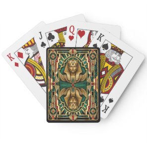 Sphinx, Art Deco Mythical Poker Cards