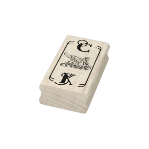 Sphinx Art nouveau ex libris Rubber Stamp