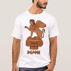 Sphinx at Delphi - Ancient Greek Red Figure T-Shirt