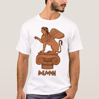Sphinx at Delphi - Ancient Greek Red Figure T-Shirt