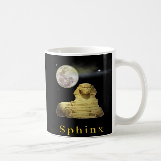 Sphinx at night coffee mug (Right)