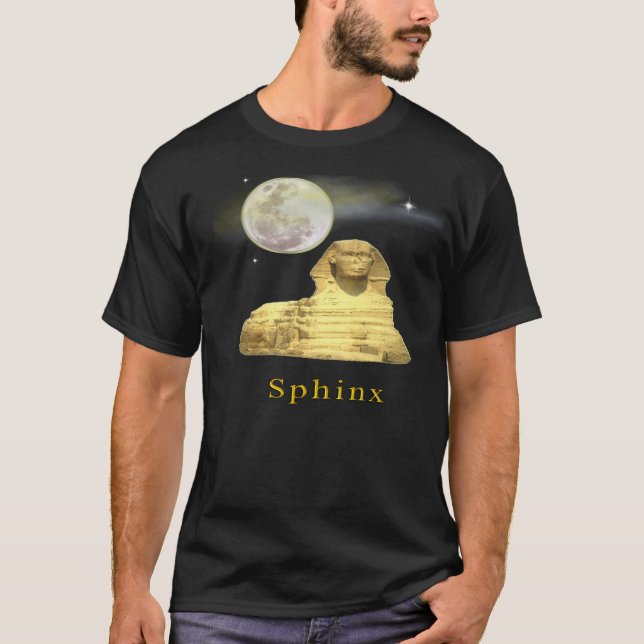 Sphinx at night T-Shirt (Front)