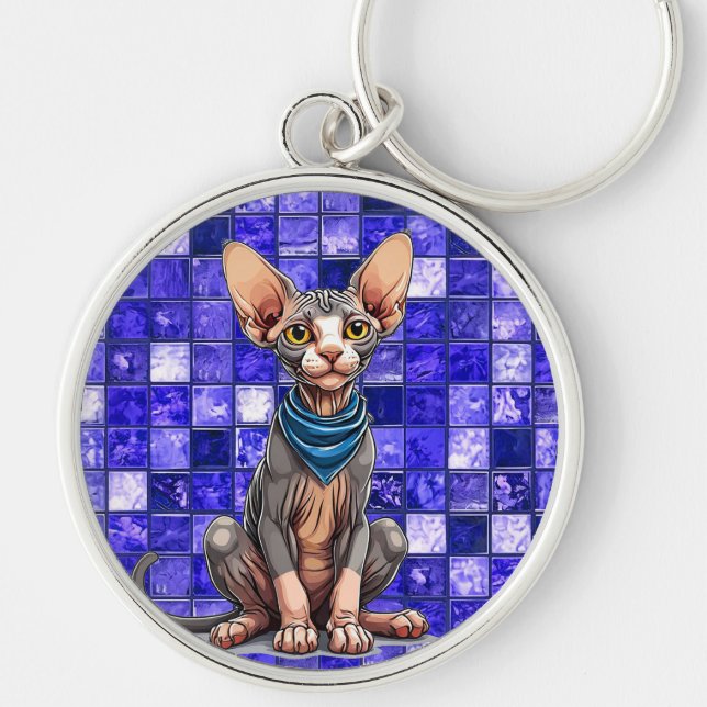 Sphinx cat keychain (Front)