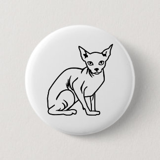 Sphinx cat pinback button