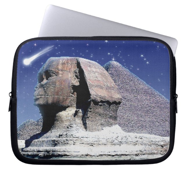 Sphinx & Comet over Egyptian Pyramids Art Sleeve (Front)