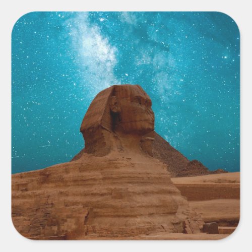 Sphinx Egypt Square Sticker